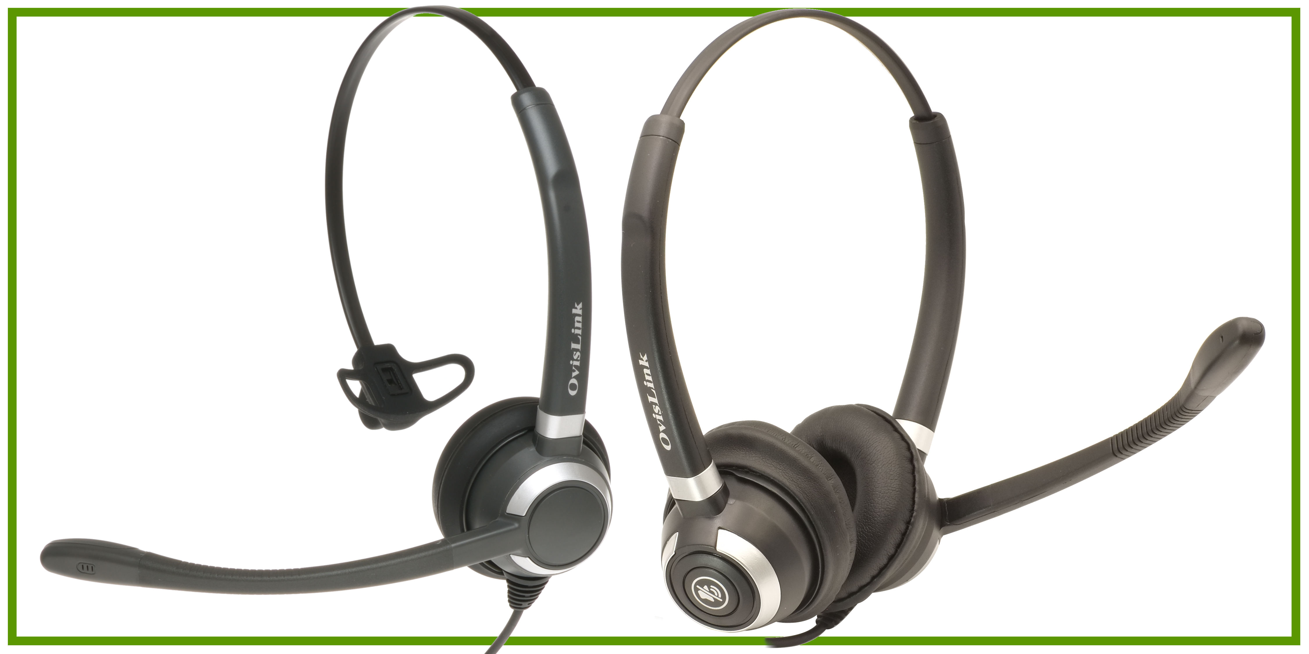 OvisLink Call Center Headsets with circle earpiece